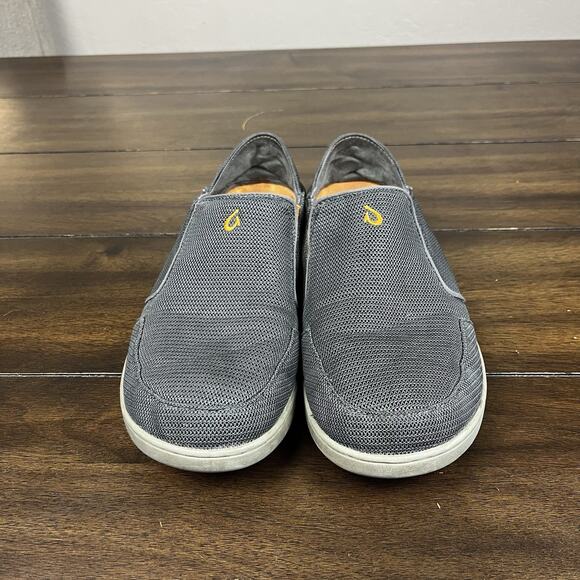 Olukai Nohea Mesh - Slip On Loafers - Men's 10.5 - Gray - Picture 1 of 6